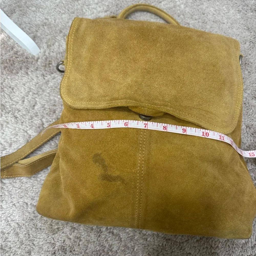 We are the Free Paris Convertible Suede Backpack